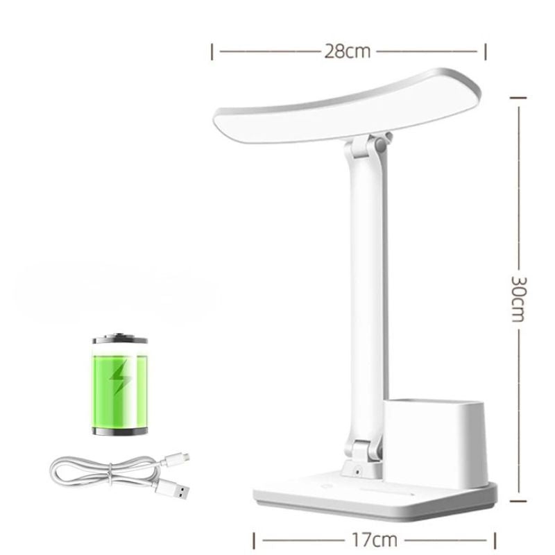 Lampe De Table LED Rechargeable Tactile À Intensité Réglable