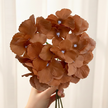 Fleur Artificielle Marron Hortensia Décoratif