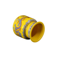 Vase Art Style Chinois en Jaune