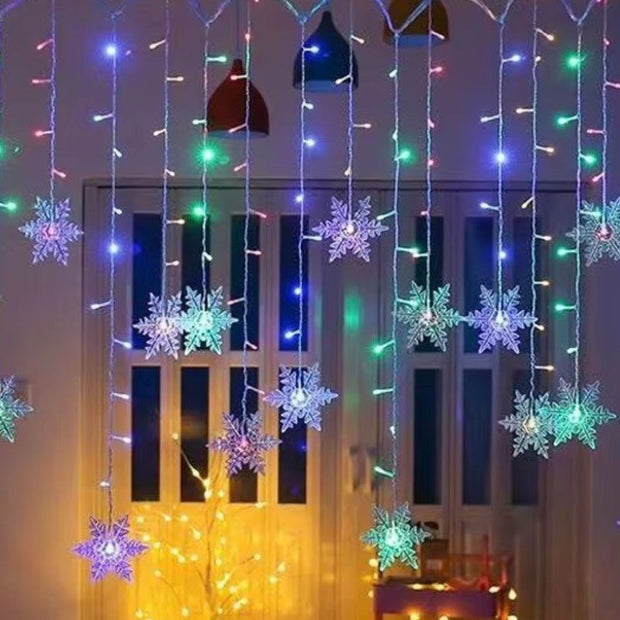 Guirlande LED Flocon de Neige Lumineuse