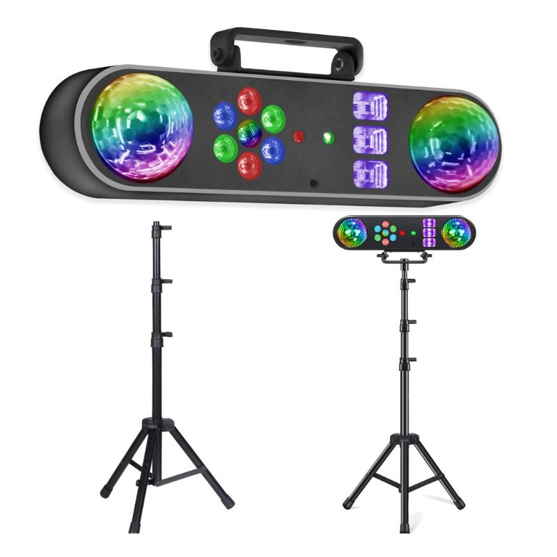 Éclairages De Salle Projecteur LED 5 En 1 Avec Télécommande Et Trépied