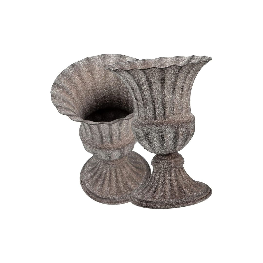 Vase Medicis Vintage en Fer pour Fleurs