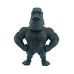 Sculpture Moai Humoristique Avec Silhouette Puissante