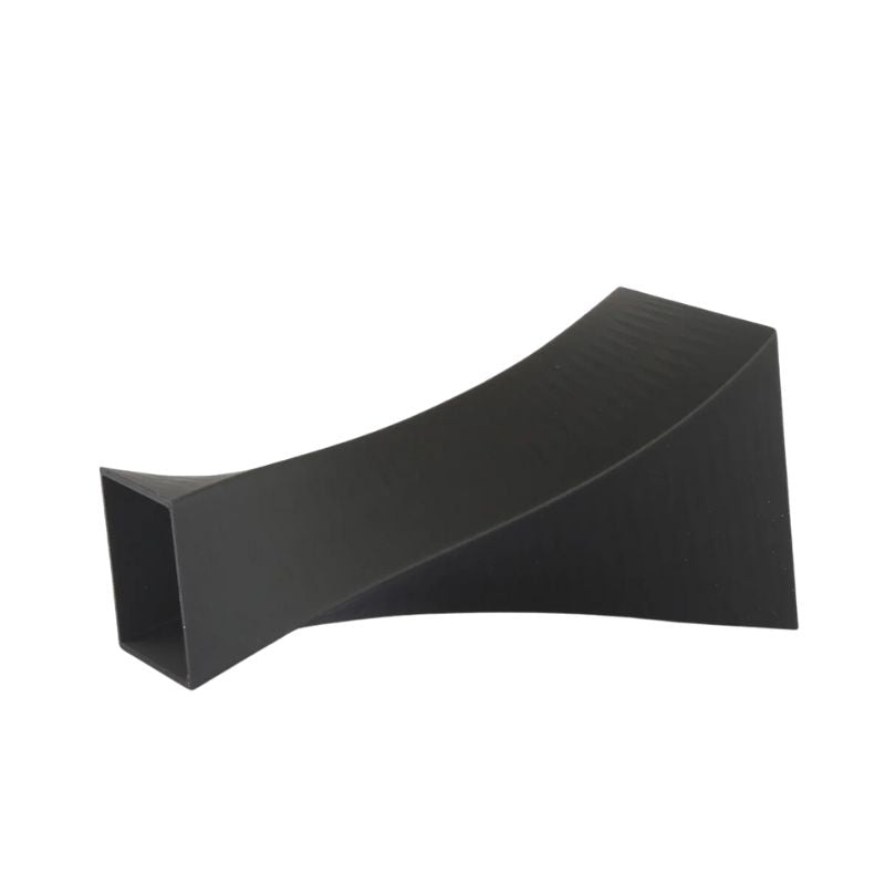 Vase Géométrique Noir 3D