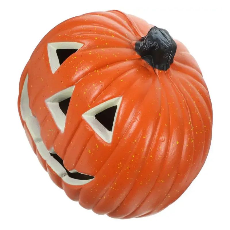 Lanternes Décoratives Citrouille LED avec Visage Sculpte
