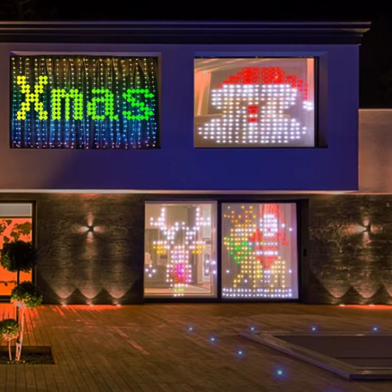 Rideaux Lumineux LED Intelligent avec Télécommande