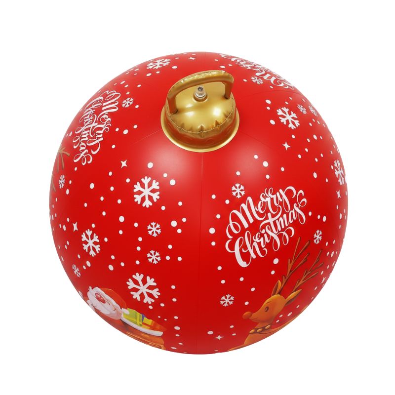 Décoration de Noël Boule Géante Gonflable Renne