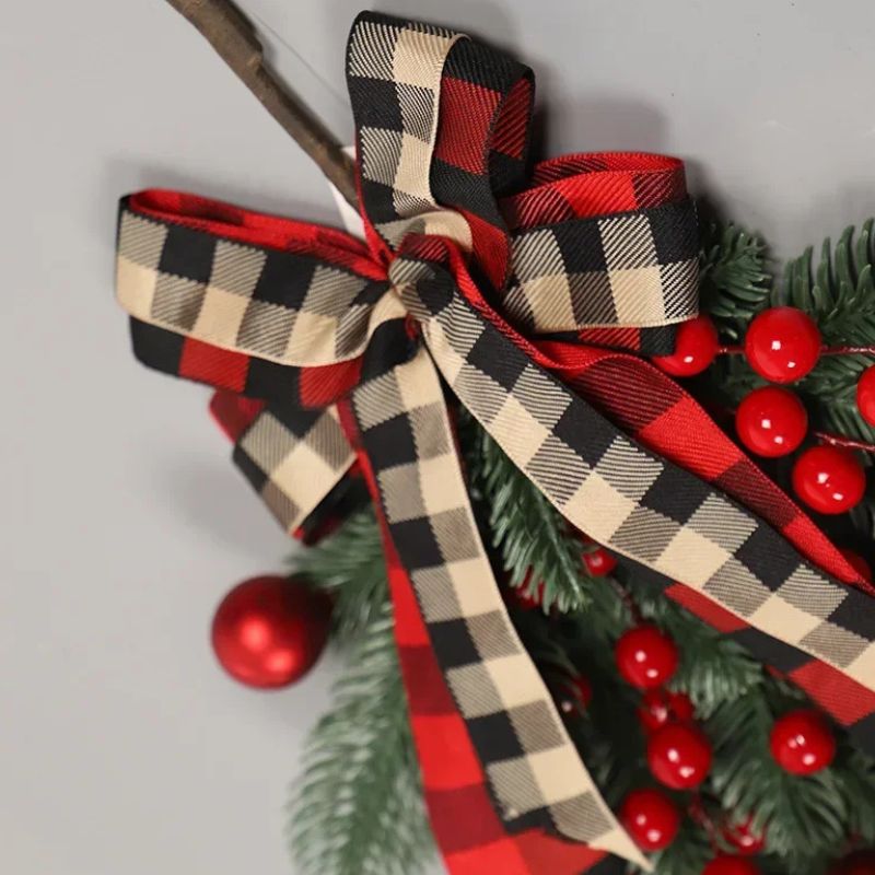 Décorations de Noël Bouquet de Baies Rouges