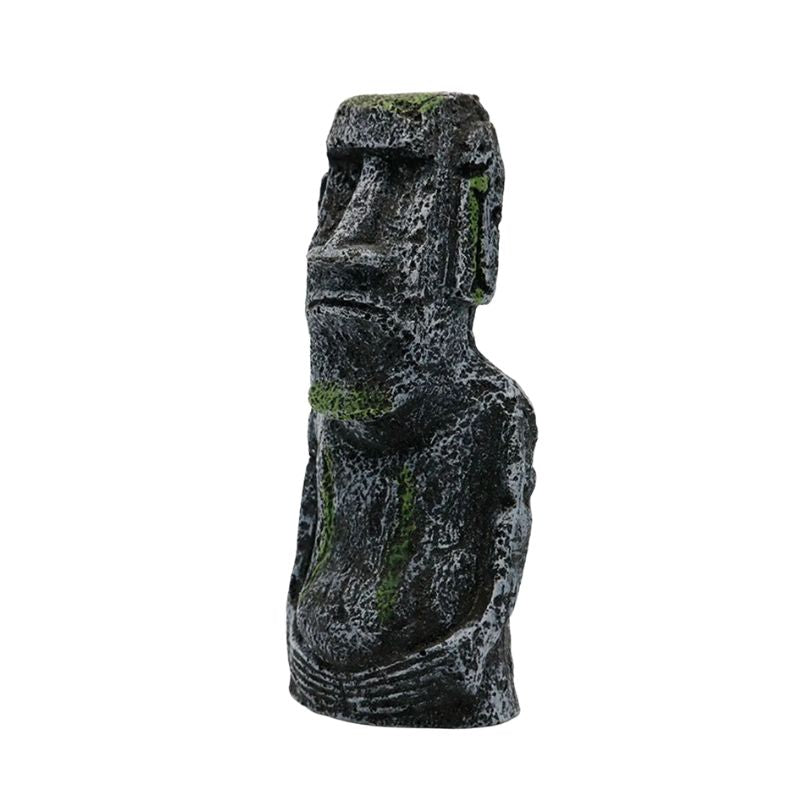 Sculpture Moai En Pierre Avec Effet Vieilli Naturel