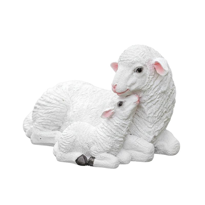 Sculpture Décorative De Mouton En Résine