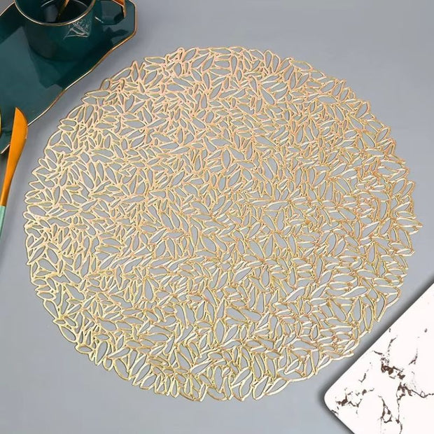 Set De Table Vinyle Motif Feuille Chic Et Raffiné