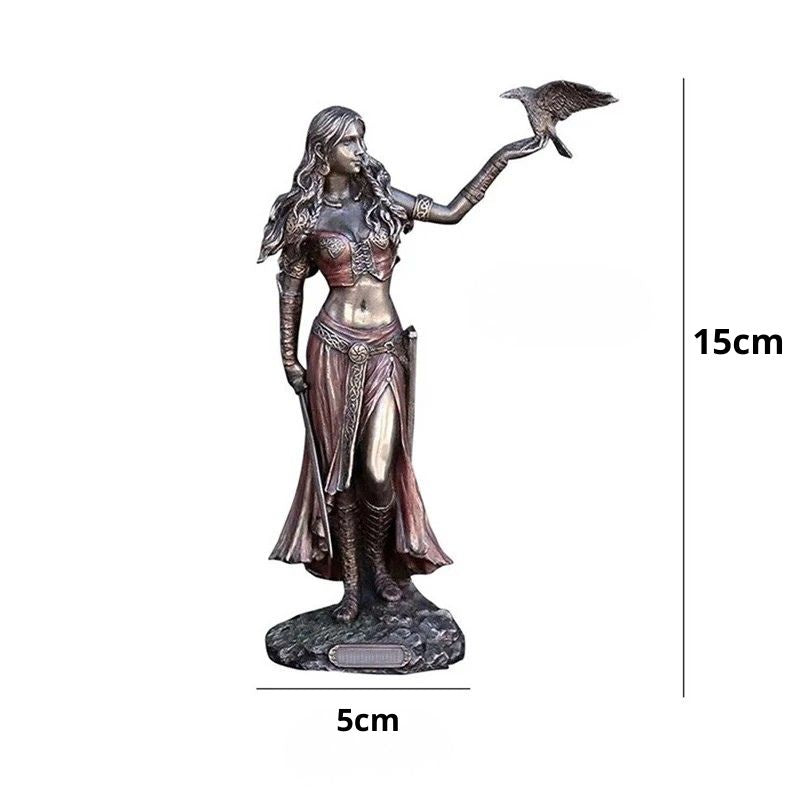 Sculpture Femme Élancée En Ornement Mythique
