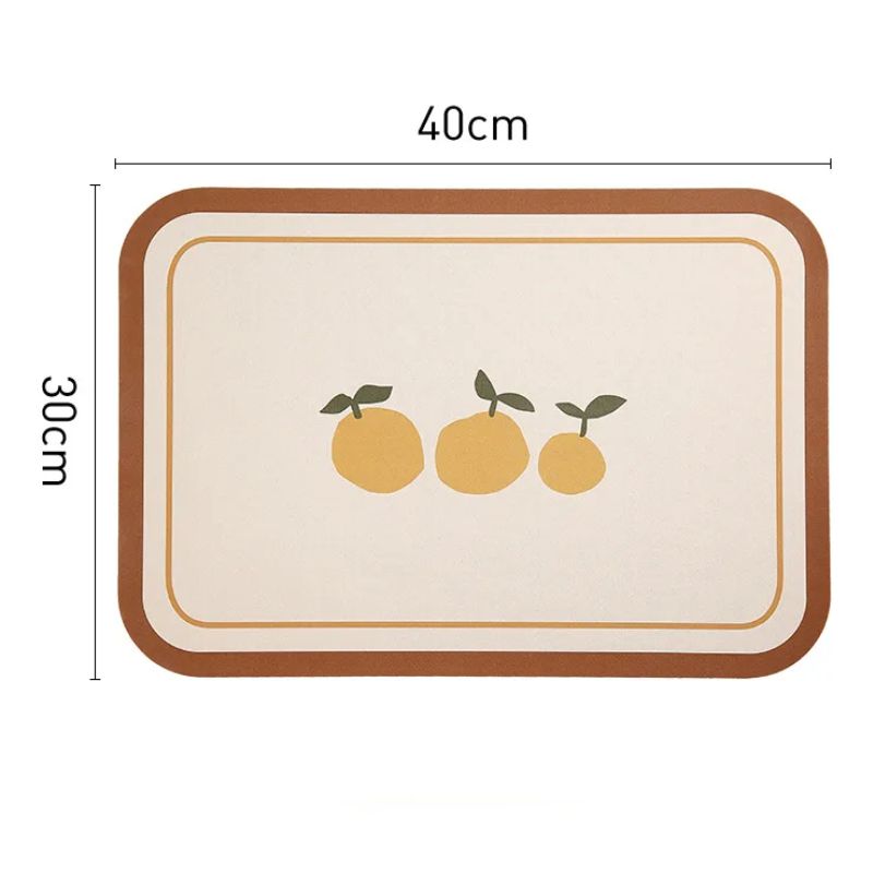 Set De Table Cuir Antidérapant Et Facile À Nettoyer