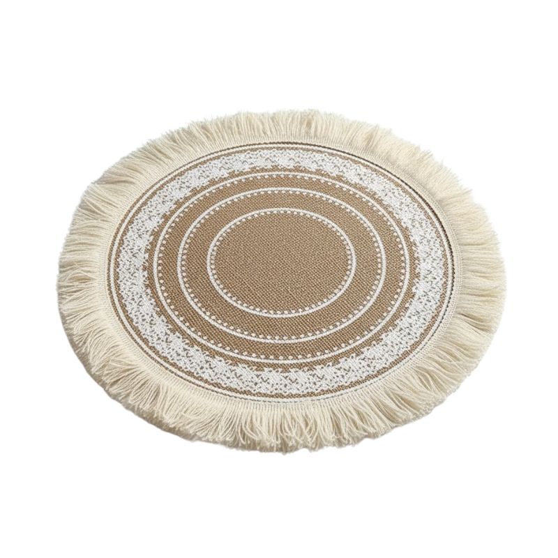 Set De Table En Lin Et Jute Rétro