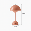 Lampe Champignon Rose Minimaliste