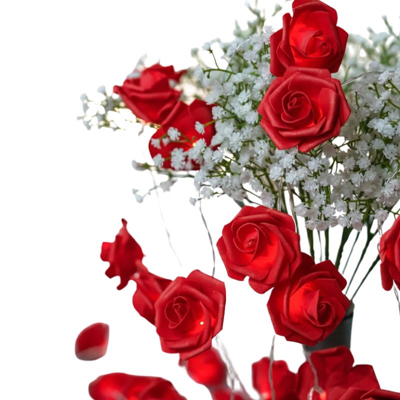 Guirlandes pour Anniversaire Roses Lumineuses LED