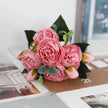Fleur Artificielle Rose En Bouquet Raffiné