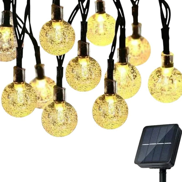 Guirlandes Guinguette Solaire en Cristal