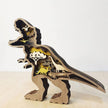 Sculpture En Bois Dinosaure En Design Ludique
