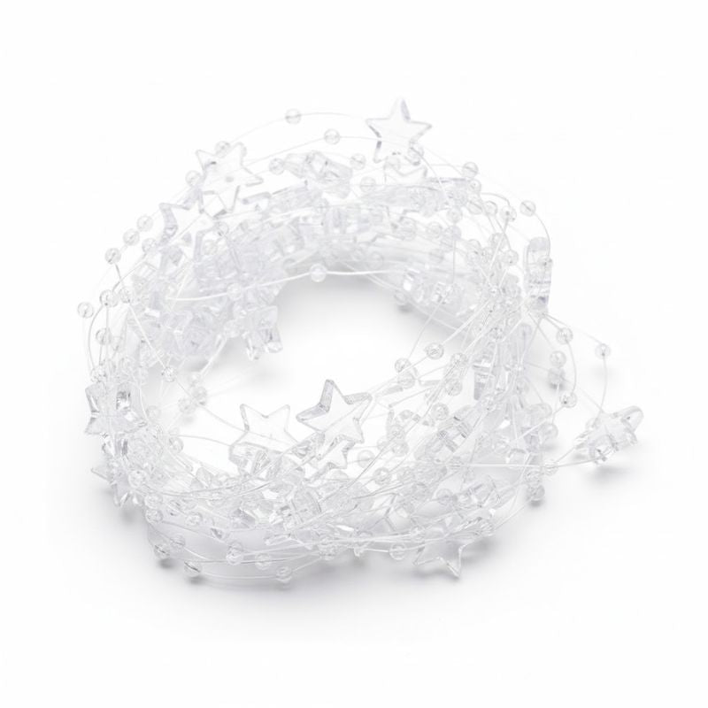 Décorations de Noël Chaînes de Perles Étincelantes