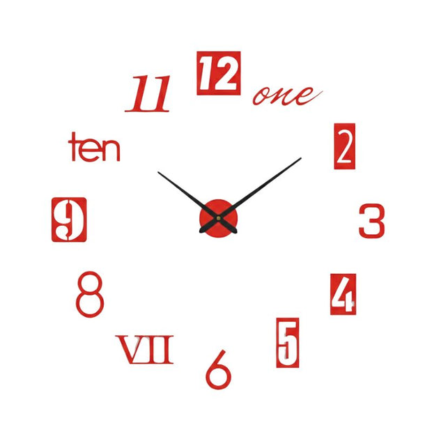 Grande Horloge Murale Design Moderne