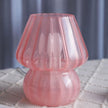 Lampe Champignon Vintage En Verre Rose Style Murano