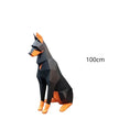 Sculpture Papier Doberman Géométrique 3D en Papercraft