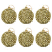 Décorations de Noël Boules Pailletées 6 cm