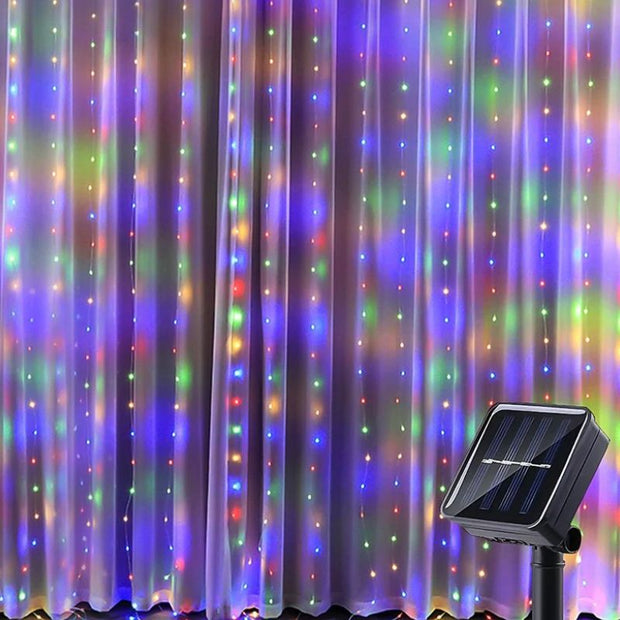 Rideau Lumineux Solaire LED