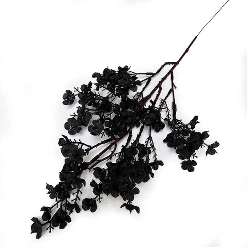 Fleur Artificielle Noir Avec Branche Fine