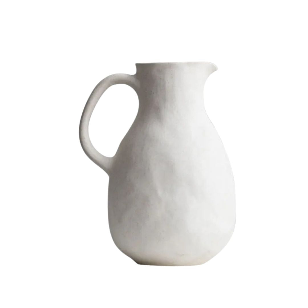 Vase en Céramique Style Nordique Blanc