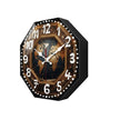 Horloge Monde Décorative Avec Design Octogonal
