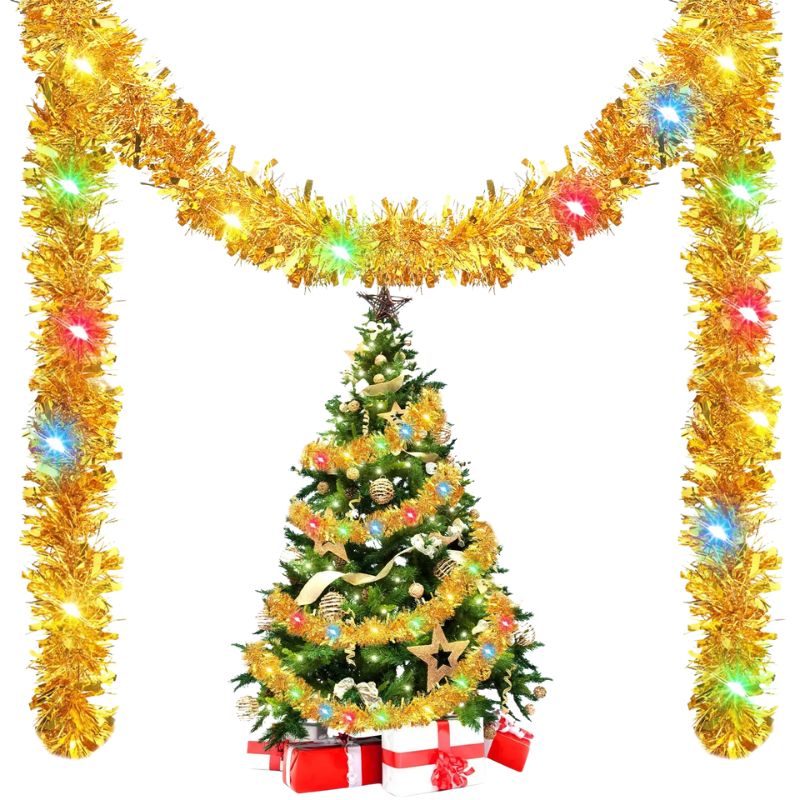 Guirlandes de Noël Épaisse avec Lumières