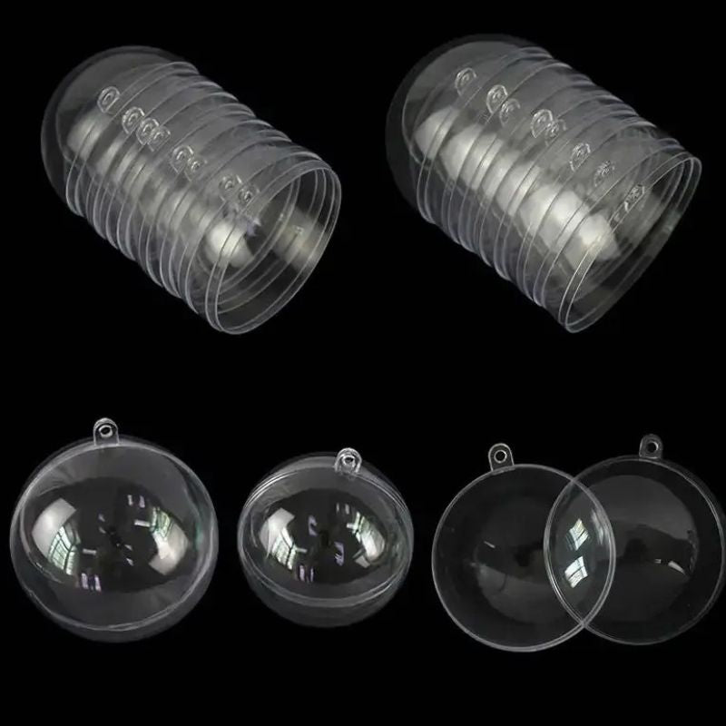 Décorations de Noël Boules Transparentes