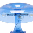 Lampe Champignon Bleue Style Vintage Avec Dôme Transparent