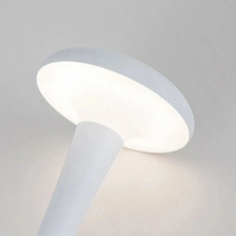 Lampe Champignon Blanc Design Élancé Et Moderne