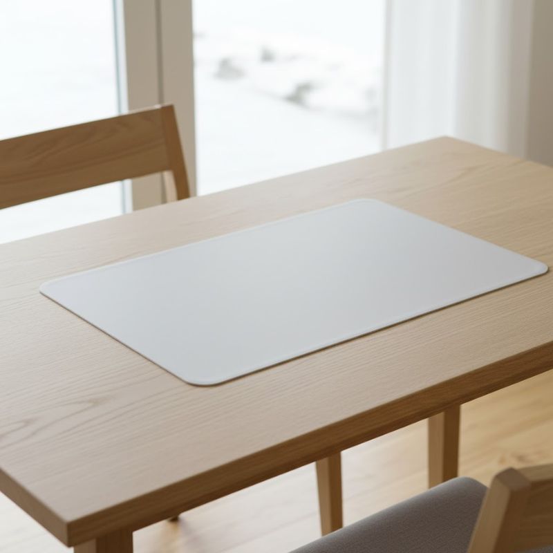 Set De Table Silicone Facile À Nettoyer Et Réutilisable