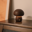 Lampe Champignon Tactile Moderne En Bois