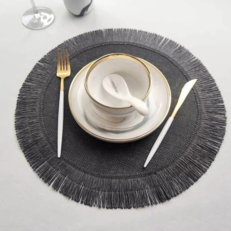 Set De Table En Lin Et Jute Style Bohème Chic