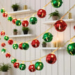 Décorations de Noël Guirlande en Cloches LED