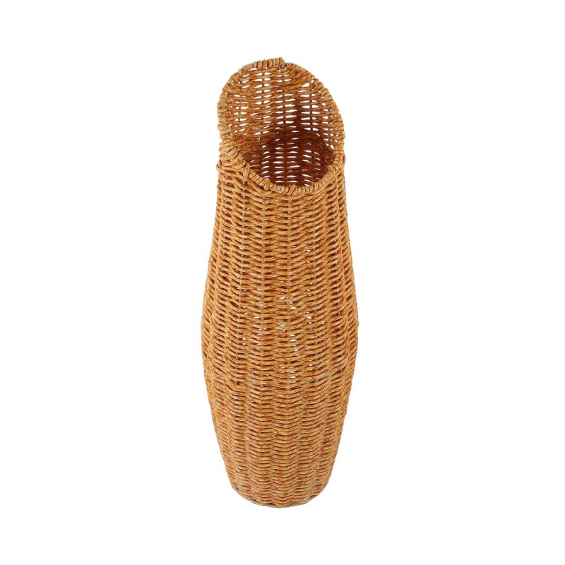 Vase XXL en Rotin Tissé pour Fleurs en Grand Format