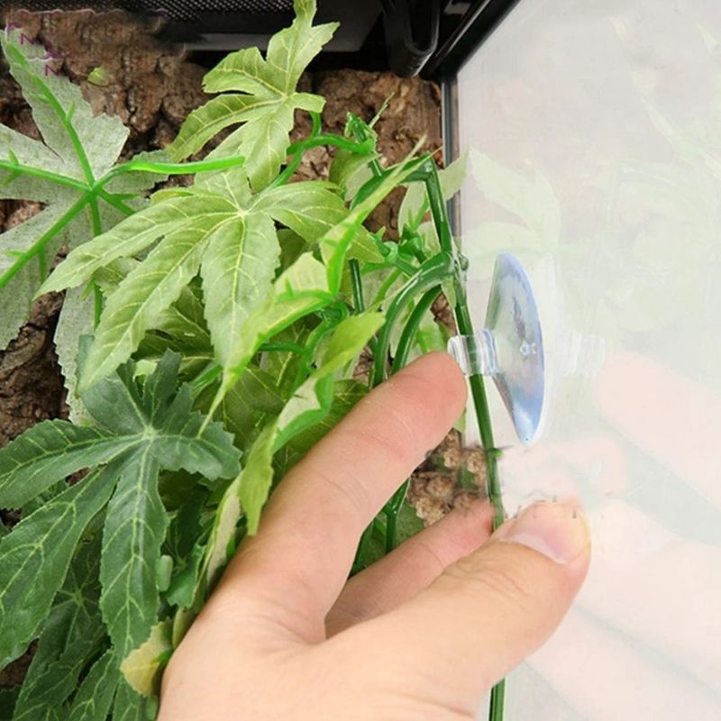 Plante Pour Terrarium Artificielle Avec Feuillage Suspendu