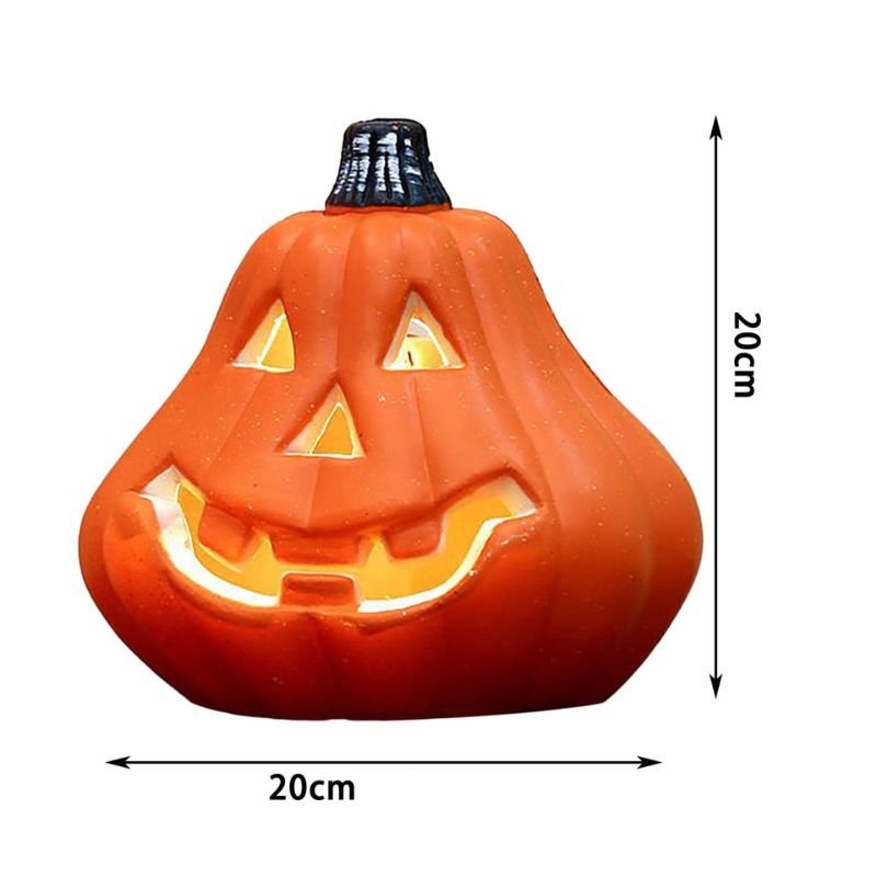 Citrouilles Halloween Grande Lanterne avec Lumière LED