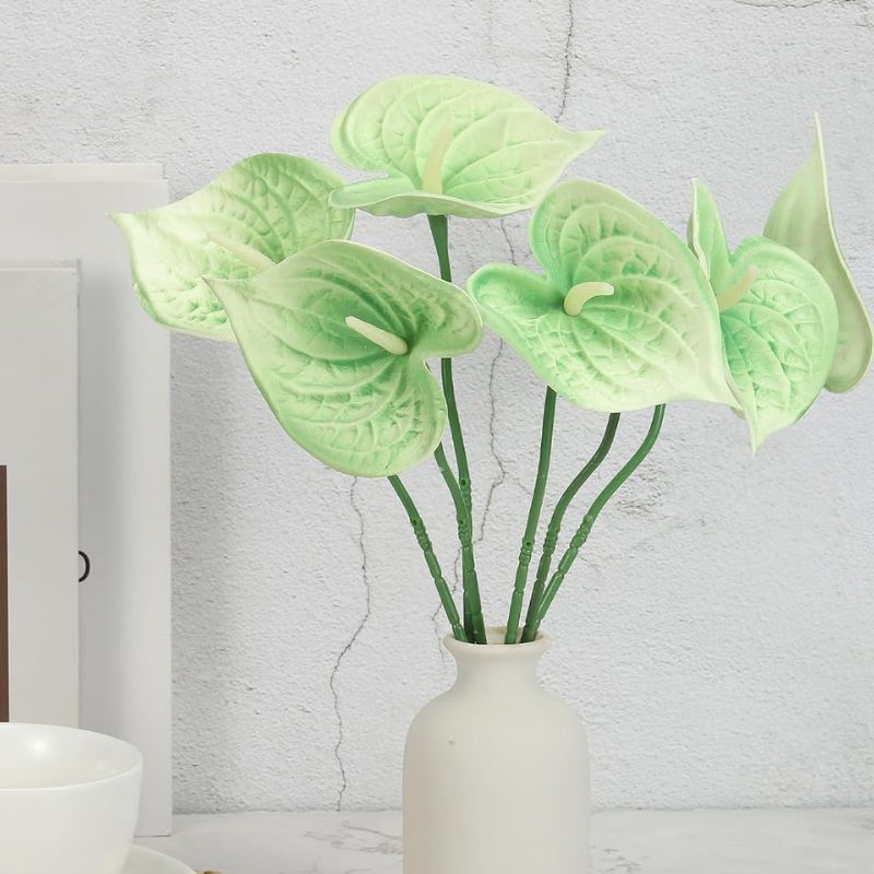 Fleur Artificielle Vert Design Épuré