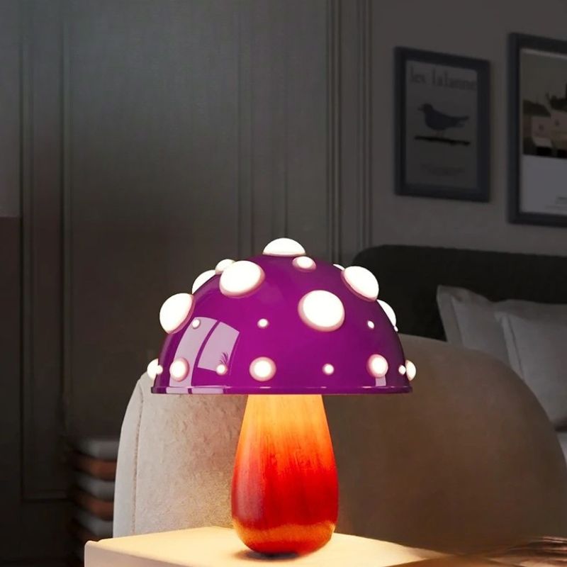 Lampe Champignon Egmont Toys À Pois Blancs