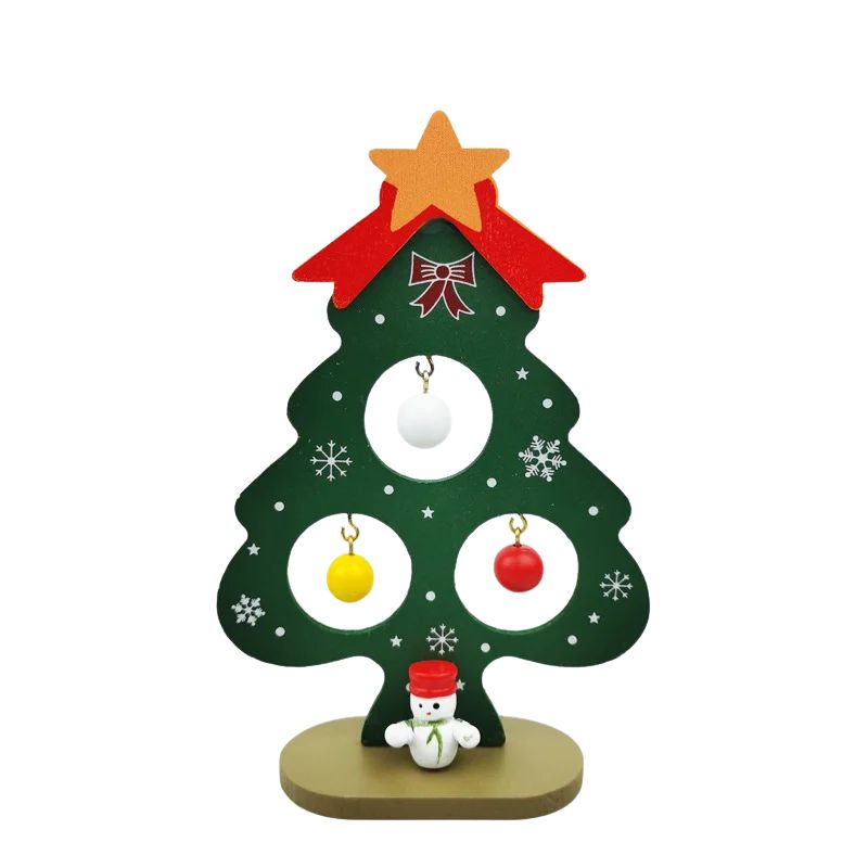 Sapin En Bois Miniature Décoratif