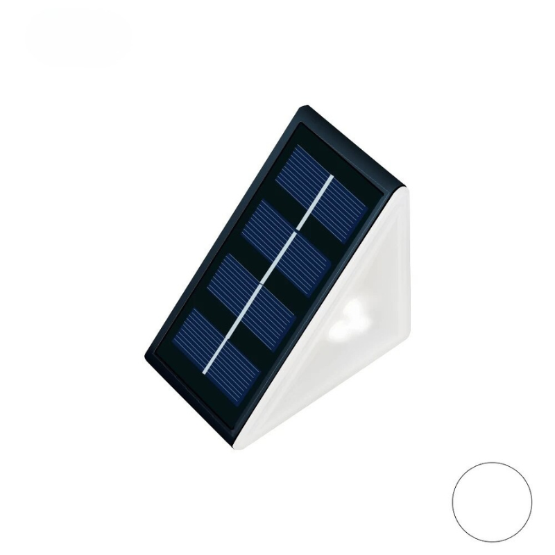 Éclairage de Chemin Solaire LED Design Triangulaire