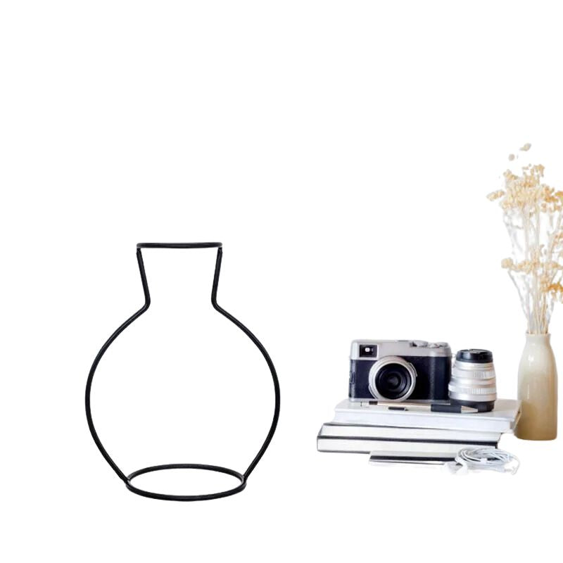 Vase en Ligne de Fer Retro pour Fleur