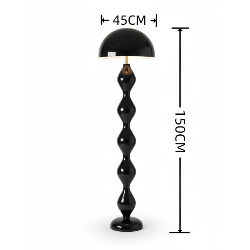 Lampadaire Champignon Noir Design Original Et Élégant