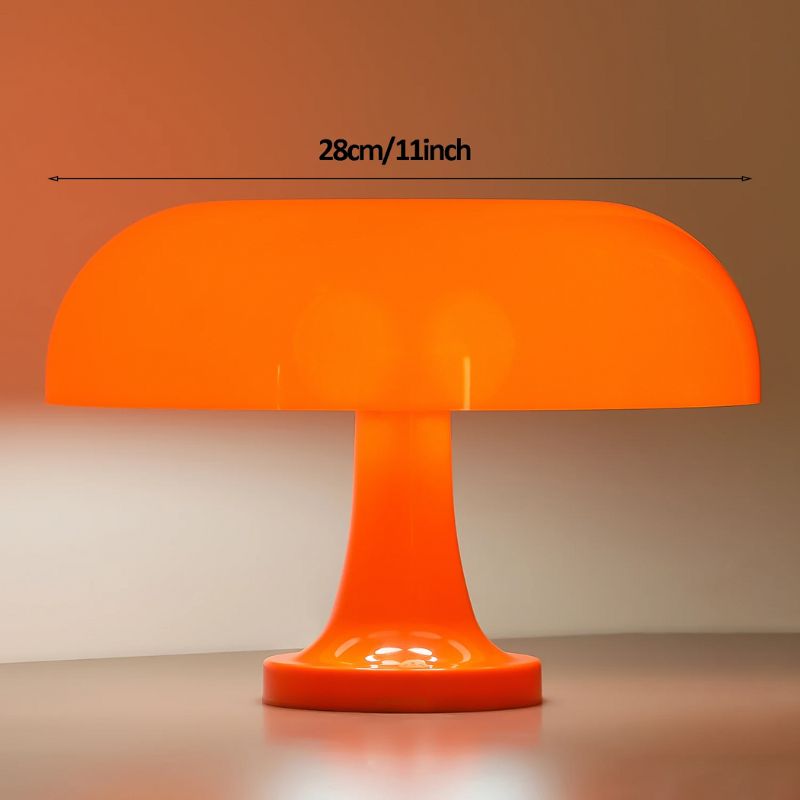 Lampe Champignon Orange Éclat Intense Pour Ambiance Chaleureuse